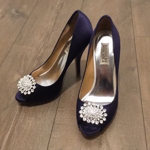 Badgley Mischka Lissa Pump in Indigo/Navy